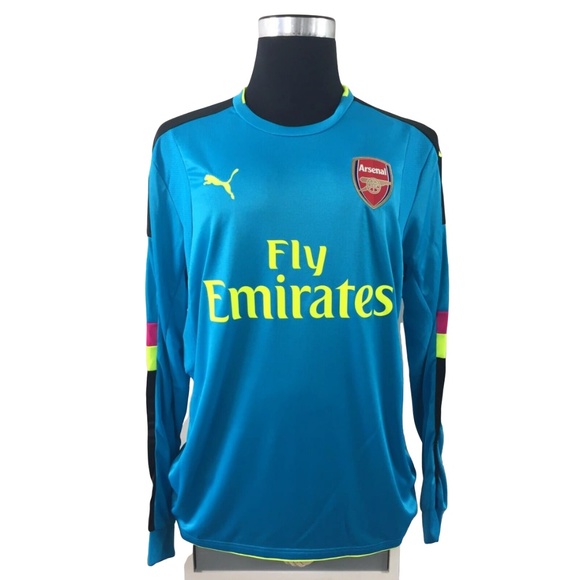 ARSENAL 2016-17 PUMA GOALKEEPER JERSEY - Picture 1 of 5